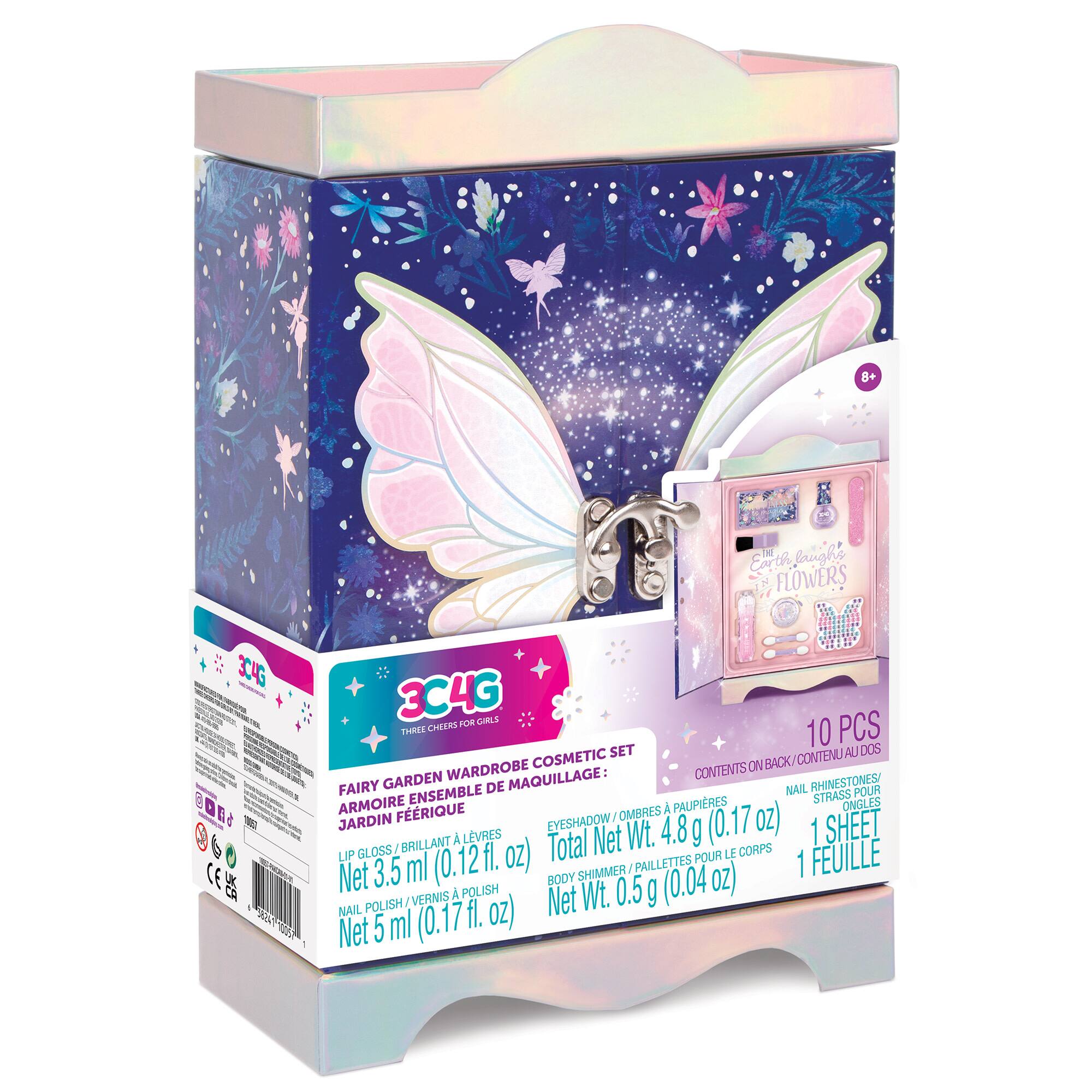 Make It Real™ 3C4G® Fairy Garden Wardrobe Cosmetic Set